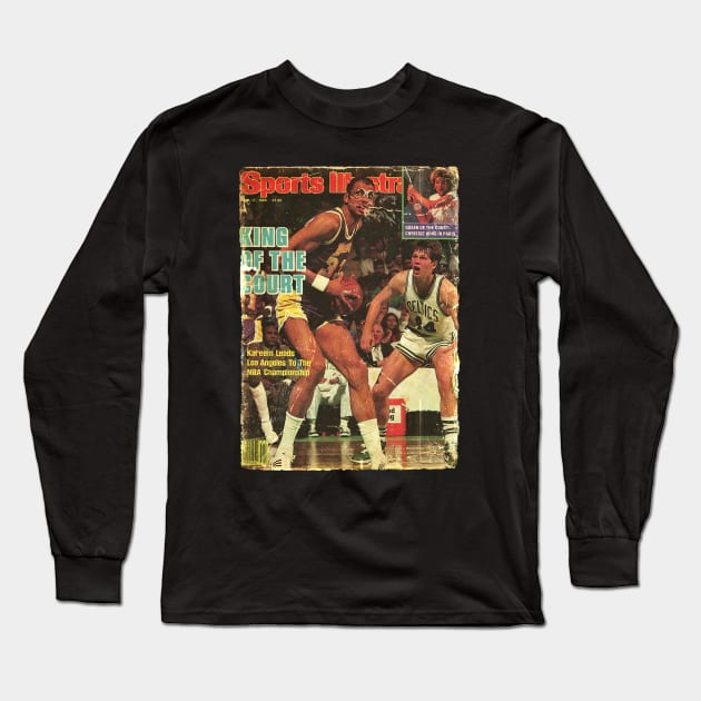 COVER SPORT - SPORT ILLUSTRATED - KING OF THE COURT Long Sleeve T-Shirt by FALORI